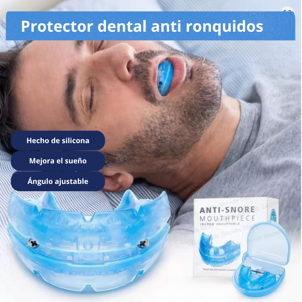 Protector dental anti-ronquidos 2 en 1