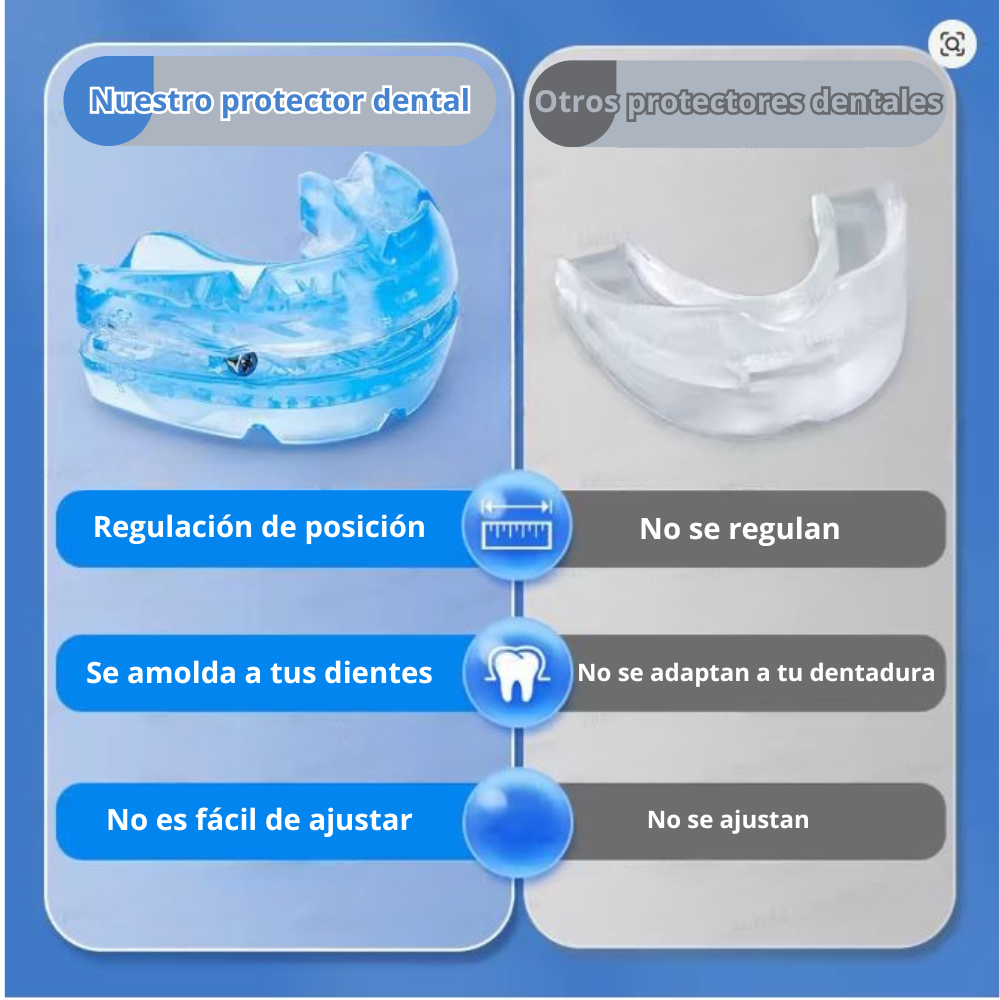 Protector dental anti-ronquidos 2 en 1